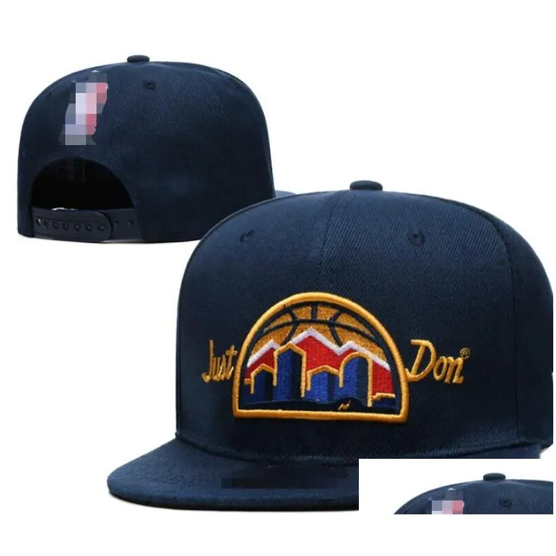 Ball Caps Denvers Nets 27 Murray 15 Jokic 22-23 2023 Finals Champions Locker Room 9Fifty Snapback Hat B0 Drop Delivery Fashion Accesso Dhico