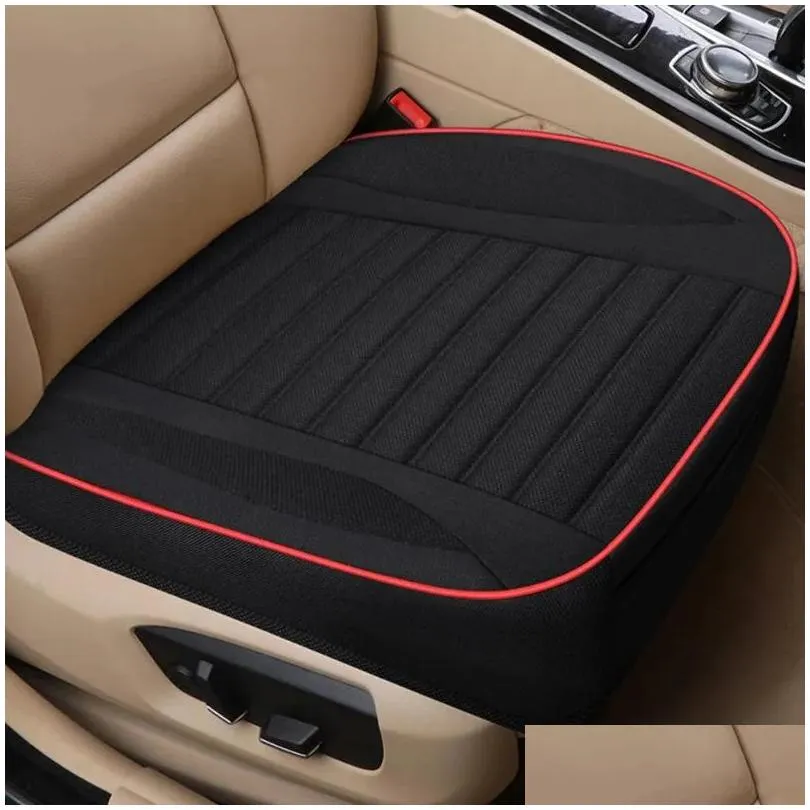 car seat covers all seasons cover breathable flax front protective cushion universal luxury driver`s decorative accessories