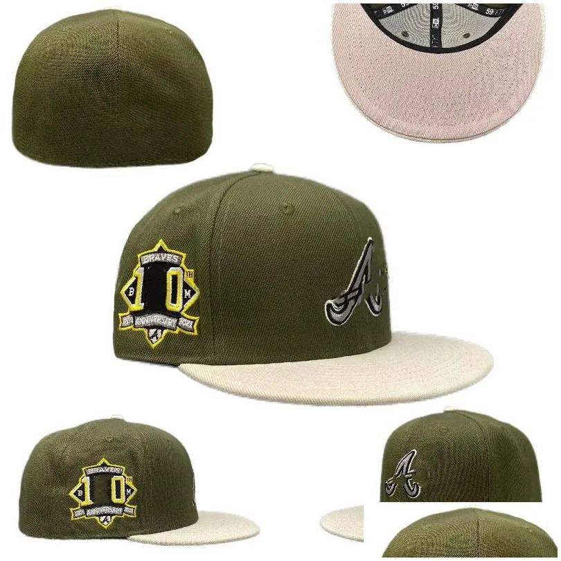 Ball Caps Fitted Hats Sizes Fit Hat Baseball Football Snapbacks Designer Flat Active Adjustable Embroidery Cotton Mesh Caps All Team L Dhnk6