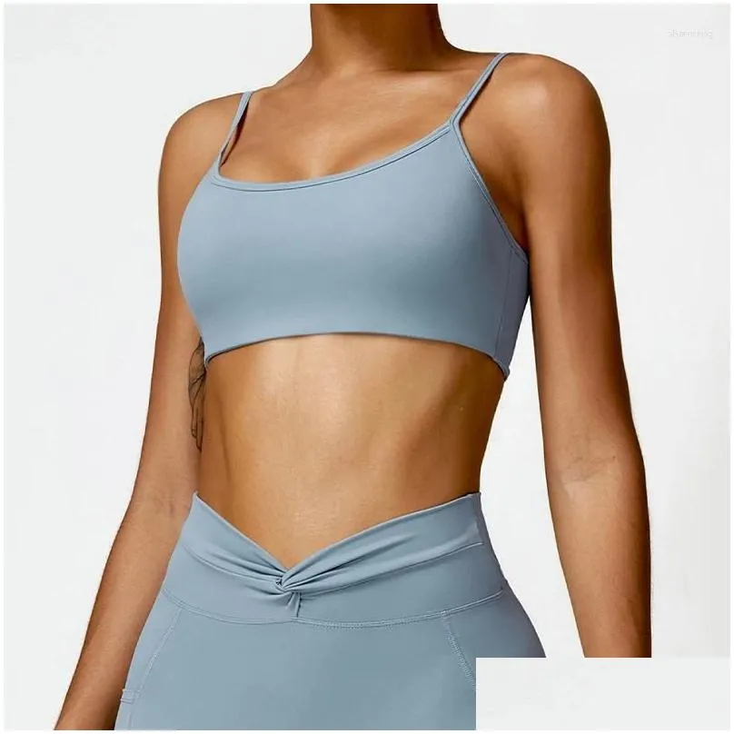 yoga outfit hearuisavy cross back bra push up gym top women fitness clothes sports underwear workout clothing running