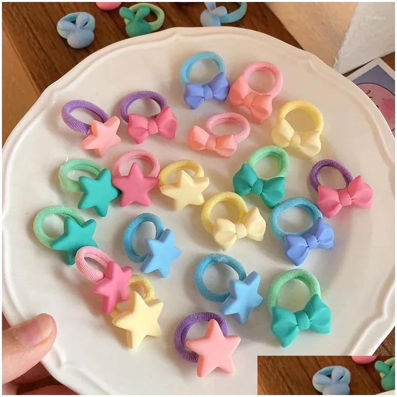 hair accessories baby band children`s cute cartoon girls high elasticity headband little chirp leather thumb ring