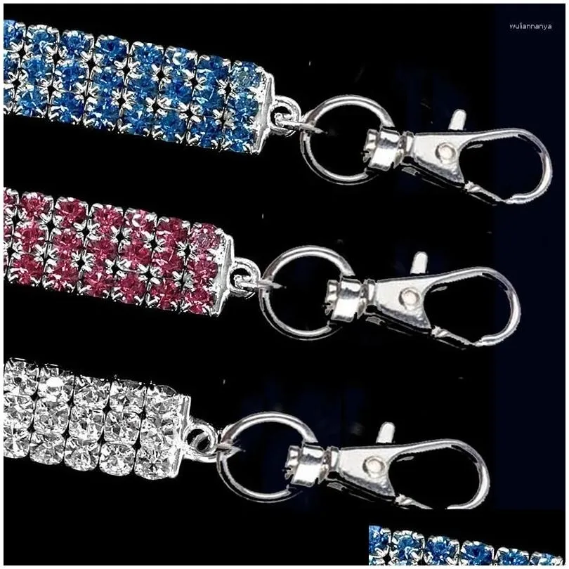 dog collars pet necklace neck ring cat dogs collar strap supply safety buckle heart shiny rhinestone adjustable cute choker