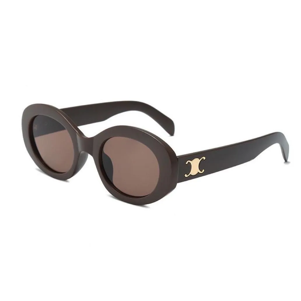 Sunglasses Esigner Fashion Men Cel S And Women Small Squeezed Frame Oval Glasses Premium Uv Polarized Sunglas Glae Sungla Drop Delive Dhczt