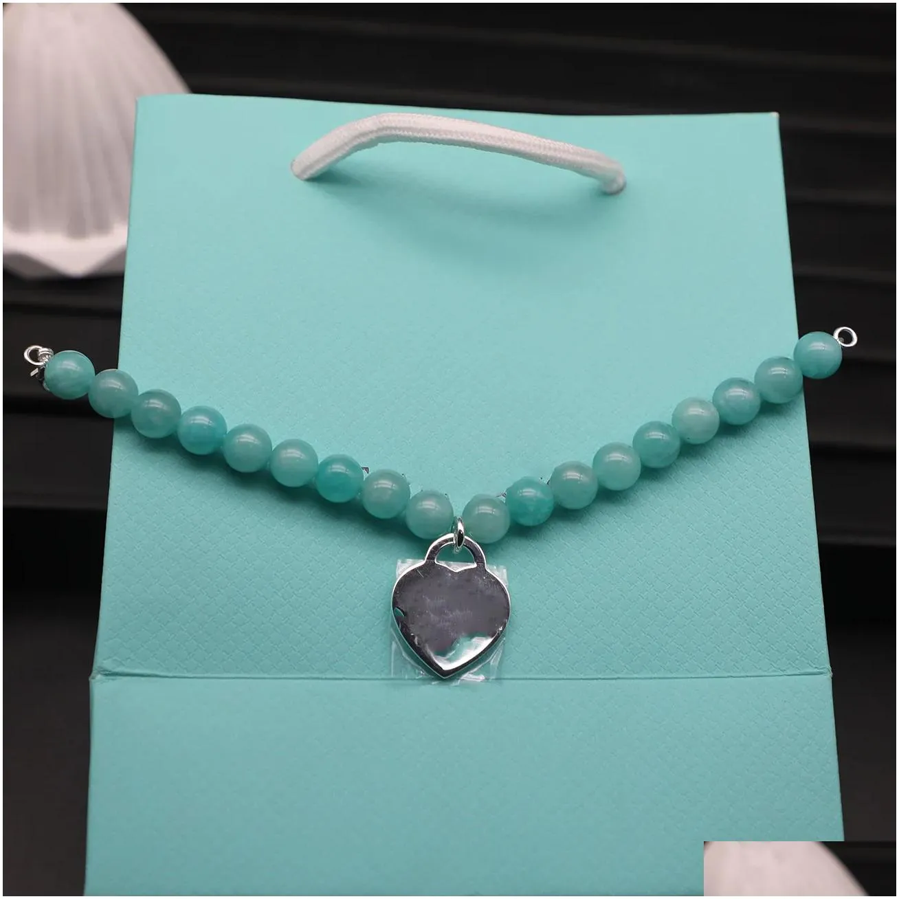 heart bracelet beaded bracelet return to heart tag series jewelry designer blue bracelets jewlery designer for women party jewellery valentines day gift with