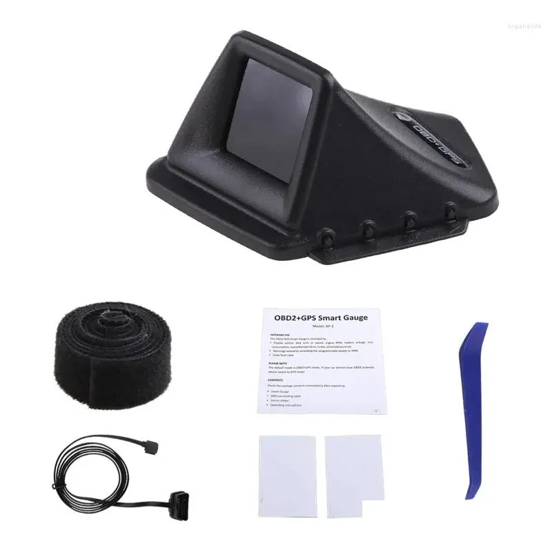 car head-up gauge obd2 gps dual system multifunction hud display for driving