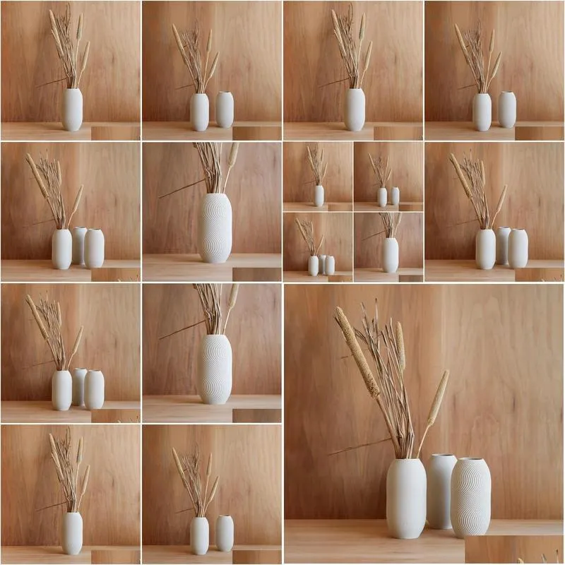 Vases A Simple White Mist Vase Wod Be Ideal For Dry Flowers. Drop Delivery Home Garden Home Decor Dhwqo