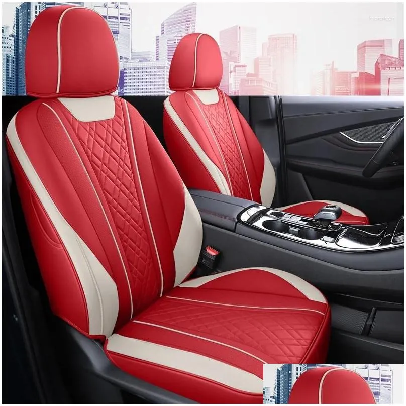 car seat covers front and rear full set artificial leather cover specific customize for dongfeng fengxing forthing t5 evo