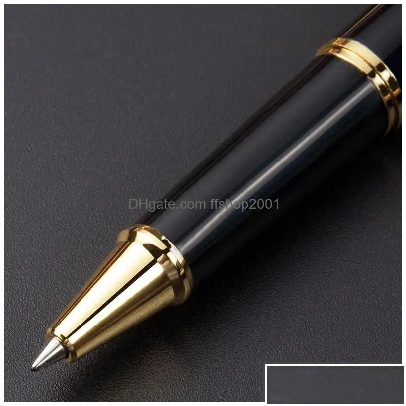 wholesale ballpoint pens fashion metal pen black oil nonslip durable writing supplies advertising gift customize vt1776 drop delivery office s