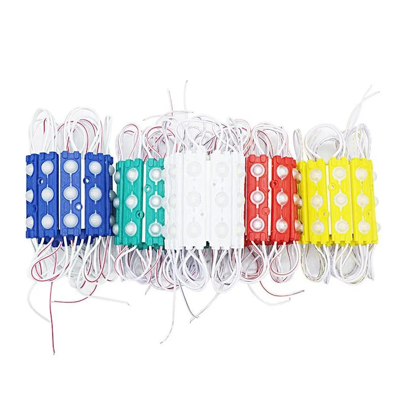 color shell waterproof 5730 smd high quality injection led module lens 160 degree dc12v advertising light led sign