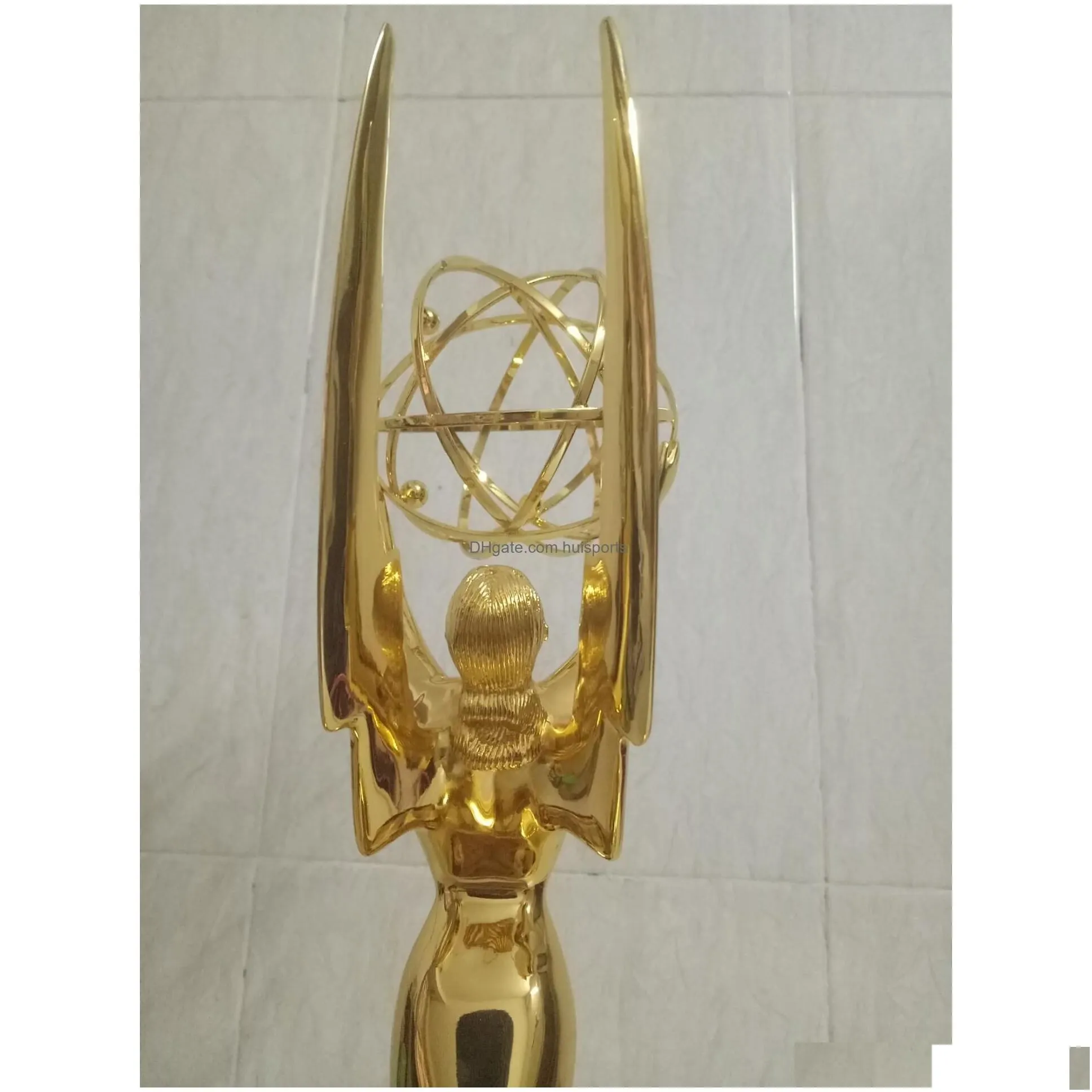 collectable style 28 cm national emmy awards metal trophy replica zinc alloy award drop delivery sports outdoors athletic outdoor acc