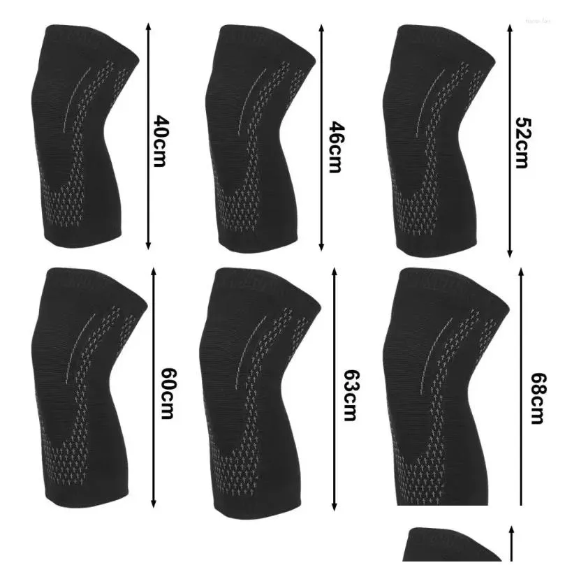 knee pads 1 pair soft wear resistant protective gear high elastic non-slip fitness support for ultimate sports