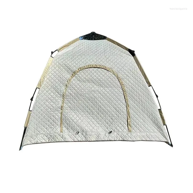 tents and shelters yousky ice fishing tent thickened winter 3-4 people rainproof house with cotton