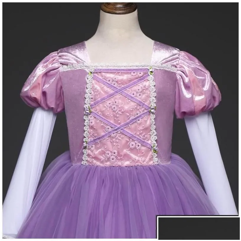 girls dresses girls cosplay dress up children halloween d fancy princess costume kids birthday carnival disguise clothes 4 6 7 8 10