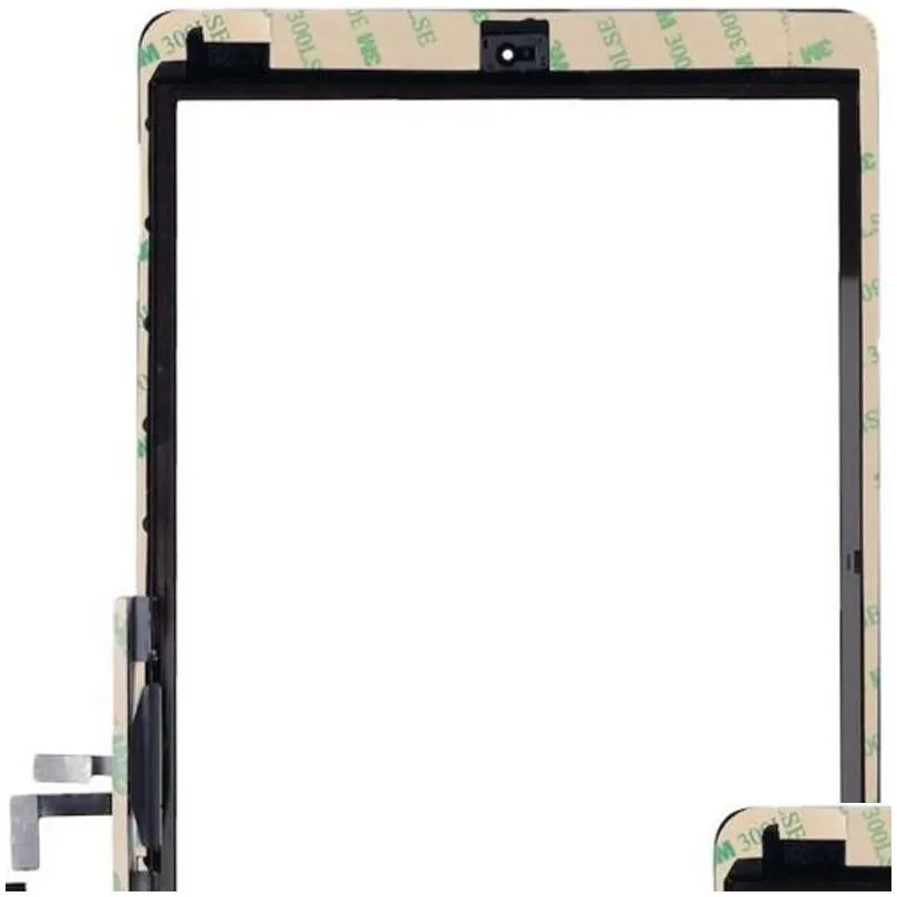 new for ipad air 1 ipad 5 touch screen digitizer and home button front glass display touch panel replacement a1474 a1475 a1476