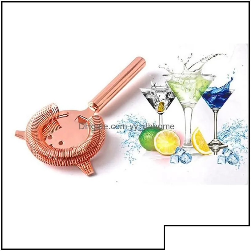 bar tools barware kitchen dining home garden stainless steel cocktail shaker ice strainer wire mixed drink bartender professional tool