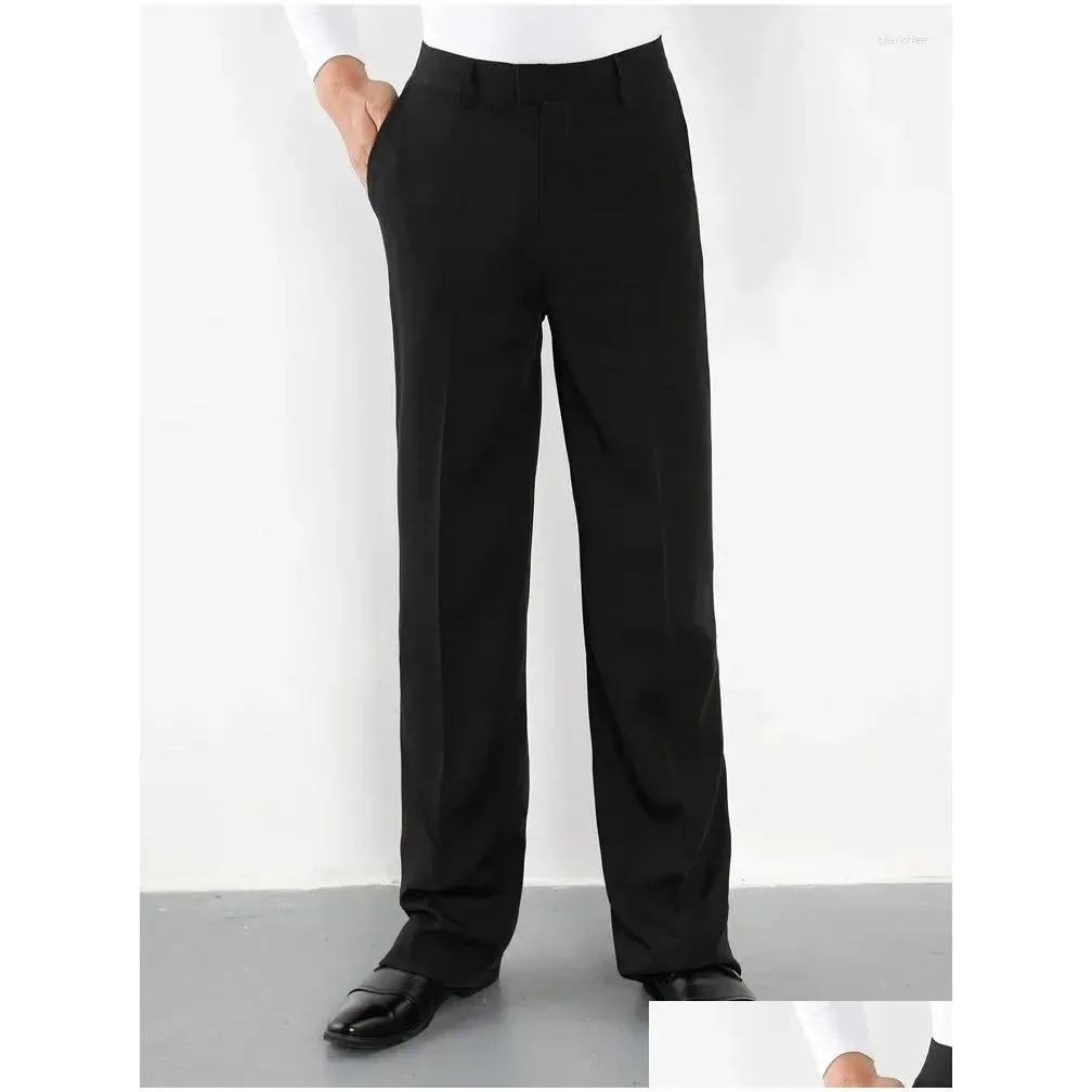 stage wear tango pants men dancewear boys shirts men`s trousers ballroom mens latin dance for costumes