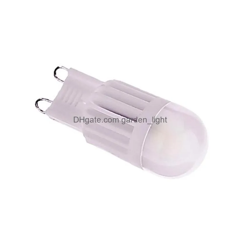 led bulbs g9 led bb dimmable bipin base 3w warm white 3000k 6500k for chandelier home lighting 220v 110v energy saving drop delivery