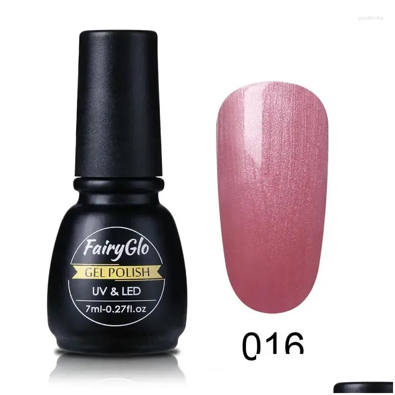 nail gel fairyglo 7ml soak off polish pure color vernis semi permanent enamel lacquer art varnish gellak