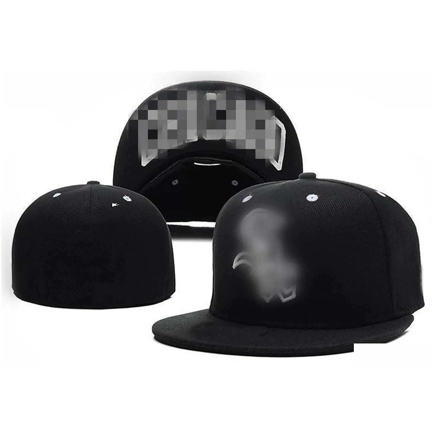 Ball Caps Wholesale White Sox Baseball Caps Women Men Gorras Hip Hop Street Casquette Bone Fitted Hats H2-7.5 Drop Delivery Fashion Ac Dhewb