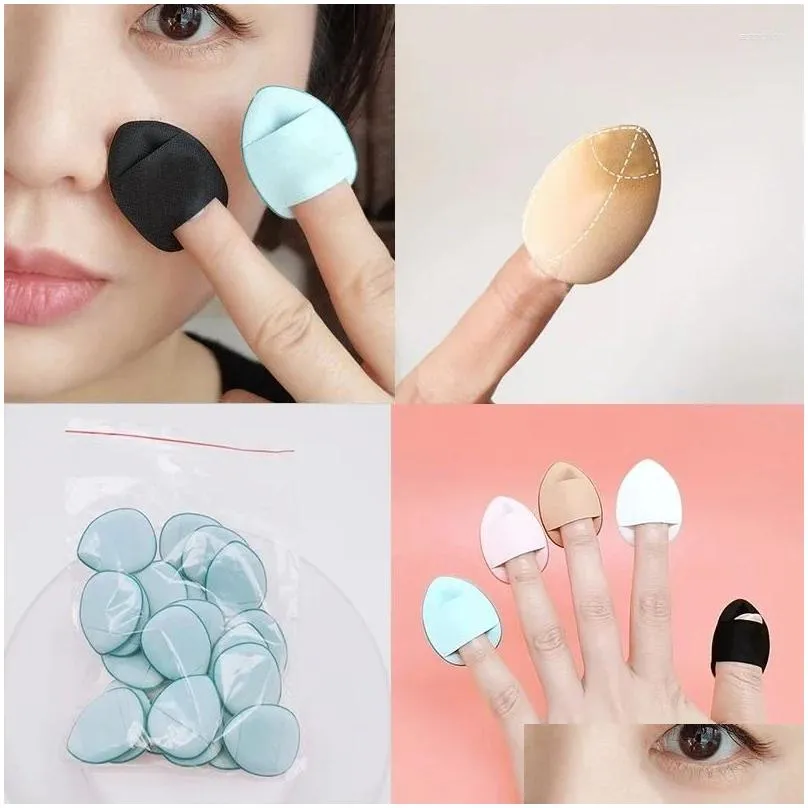 makeup sponges 3pcs mini air cushion powder sponge puff professional concealer foundation finger detail cosmetic tools