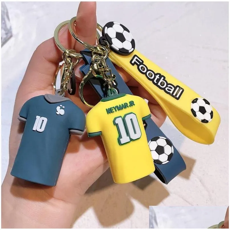 ins cartoon 3d clothes silicon pendant jewelry key chain backpack ornament car key ring gifts