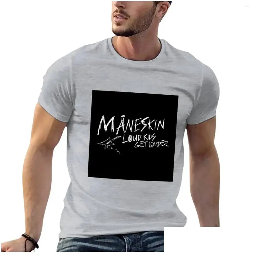 men`s polos loud kids get louder t-shirt quick drying oversized vintage mens white t shirts