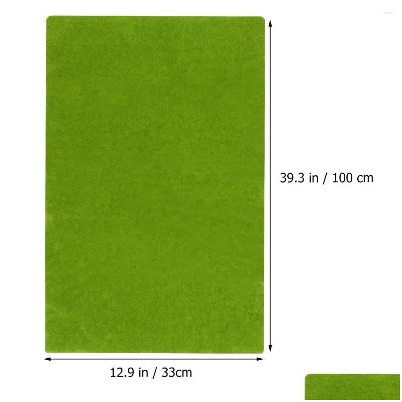 decorative flowers fake grass mat diy turf paper lawn building train model material