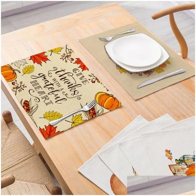 table napkin halloween home cloth kitchen supplies western food mats mat