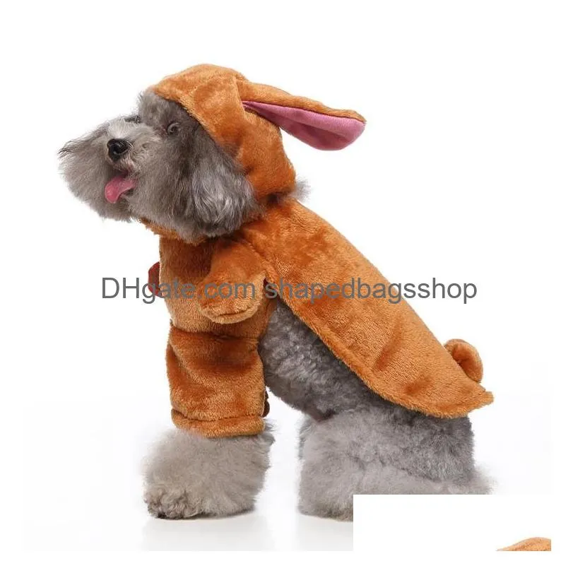 christmas halloween dog costumes funny dog apparel dog cosplay funny costume halloween christmas dog clothes party costume for small medium dogs wholesale