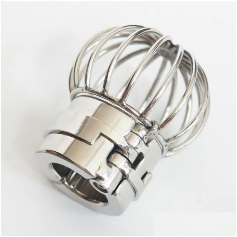 Other Health & Beauty Items Scrotum Separation Fixture Stainless Steel Chastity Devices Restraint 495G Weights Device Spike Ball Stret Dhsix