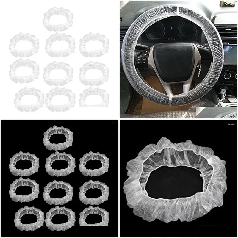 steering wheel covers set (250pcs) car cover for universal disposable plastic