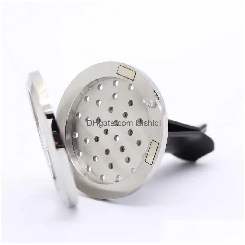 drop ship car vent clip air freshener  oil diffuser 316l steel locket  oil car diffuser 10pads