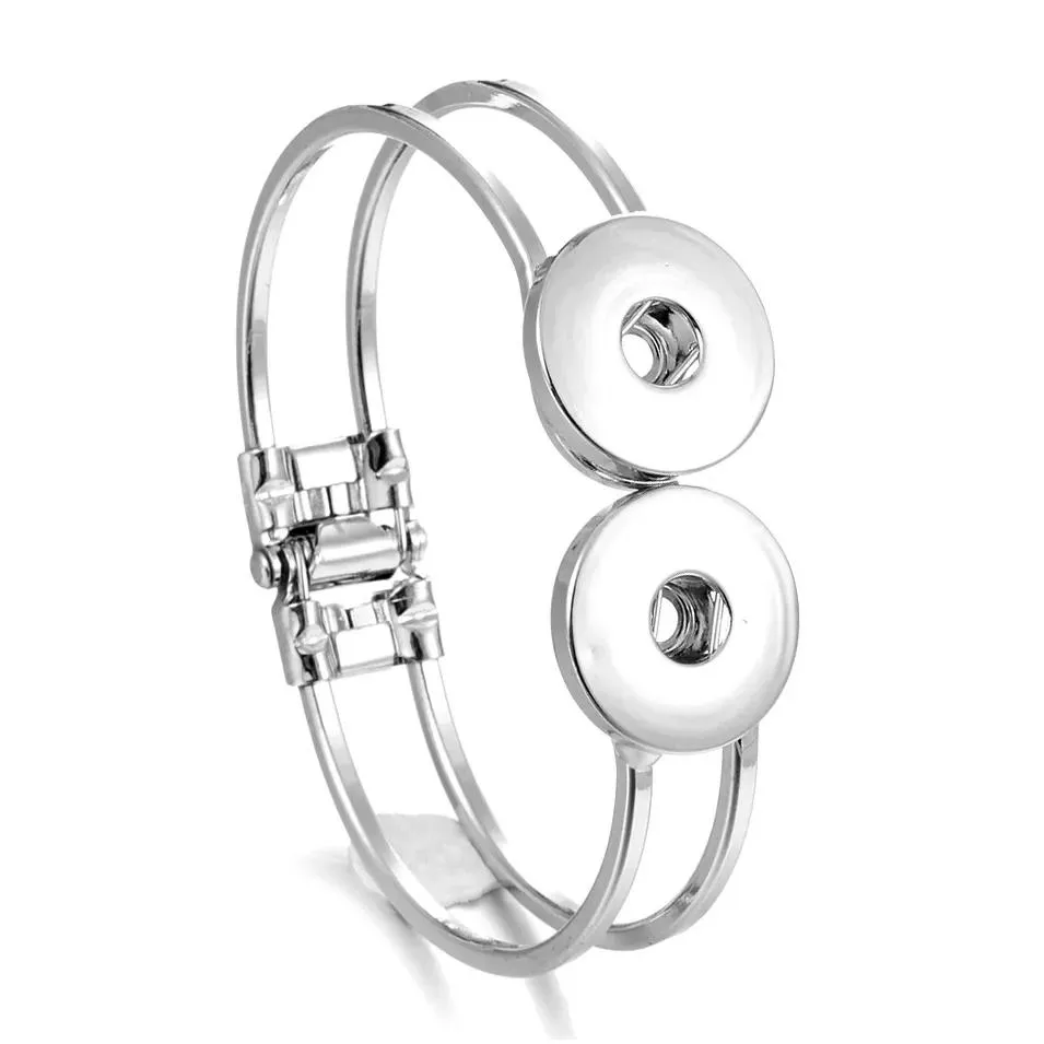 noosa ginger snap jewelry cuff bangle diy 18mm snaps bead bracelet interchangeable 5 color charm bracelets
