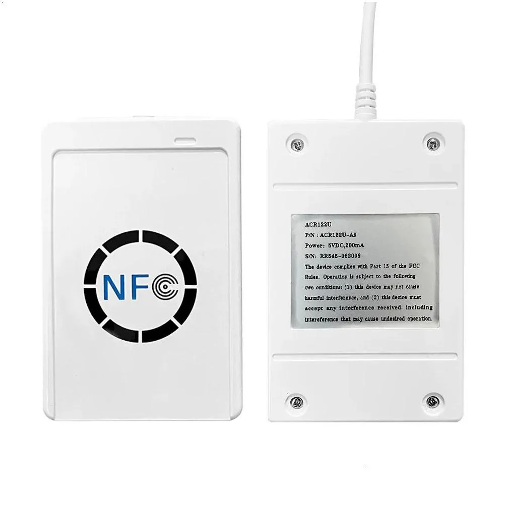 rfid smart card reader contactless writer copier duplicator writable clone nfc acr122u usb s50 1356mhz m1 240123