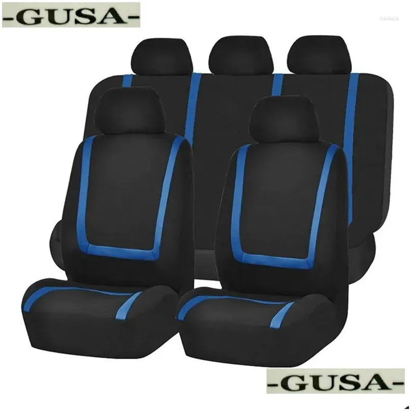 car seat covers autoyouth automobiles full set blue universal fit fashion interior accessories 9pcs styling
