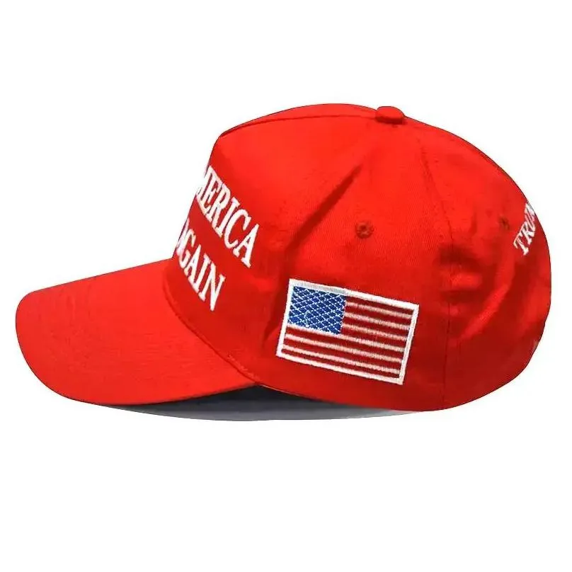 Party Hats Trump Activity Party Hats Cotton Embroidery Basebal 45-47 Make America Great Again Sports Hat Wholesale Drop Delivery Home Dhk46