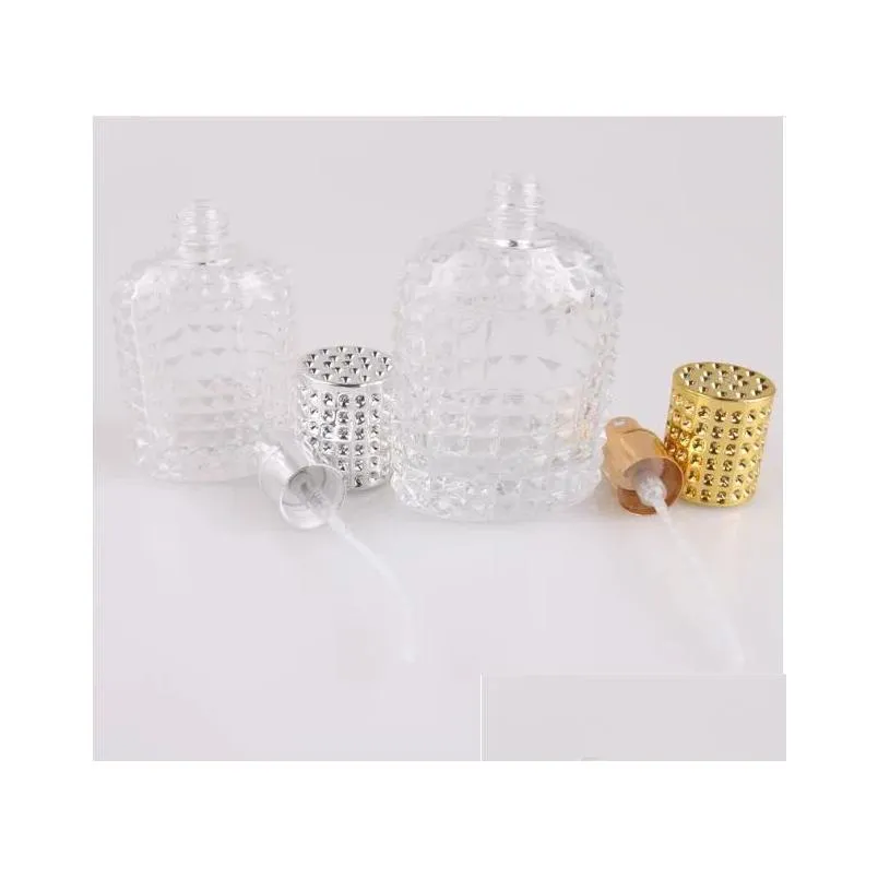 Packing Bottles Wholesale Pineapple Portable 30Ml 50Ml New Style Glass Per Bottle With Spray Empty Parfum Case Atomizer For Cosmetic D Dhroe