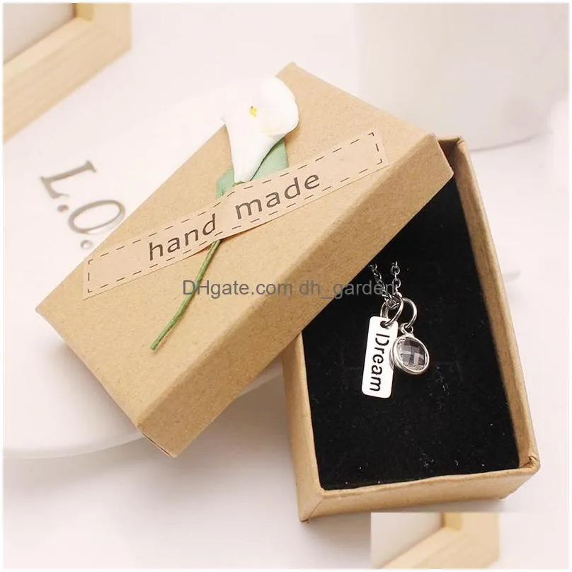 Pendant Necklaces High Quality Stainless Steel Faith Dream Pendant Necklace For Women Inspirational Charm Neckalce Fashion J Dhgarden Dhcwa