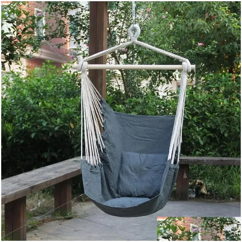 camp furniture swing hammock balcony outdoor indoor home adult and children glider dormitory student wholesale