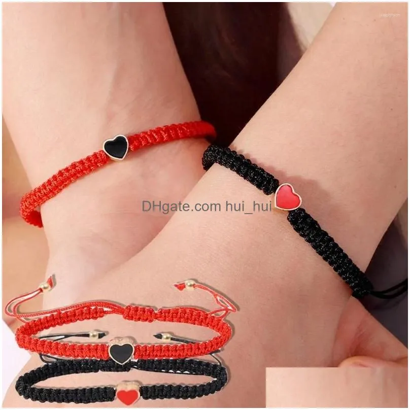 charm bracelets lucky red thread bracelet for women men tibetan buddhist adjustable handwoven braided rope knots jewelry wristbands