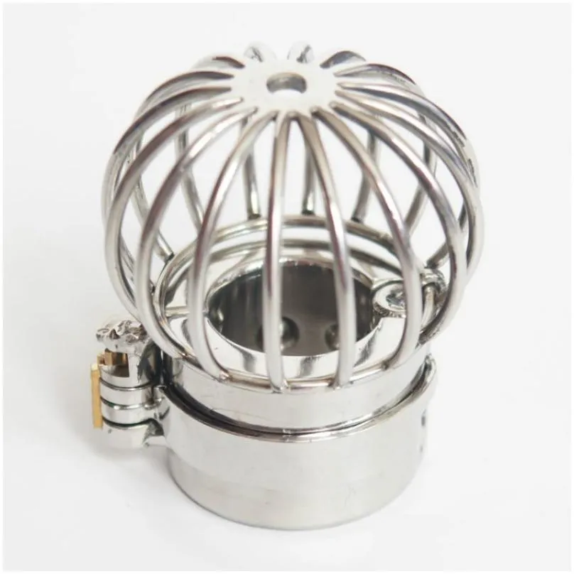 Other Health & Beauty Items Scrotum Separation Fixture Stainless Steel Chastity Devices Restraint 495G Weights Device Spike Ball Stret Dhsix