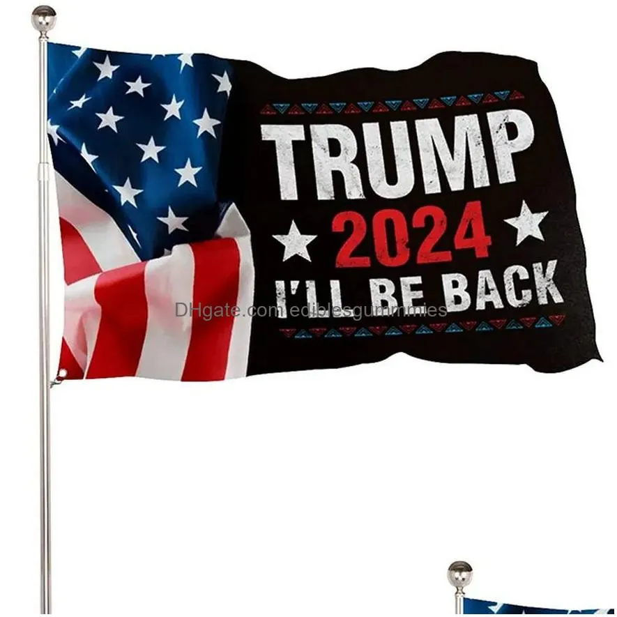 trump flags 3x5 ft 2024 re-elect take america back flag with brass grommets patriotic 2.3