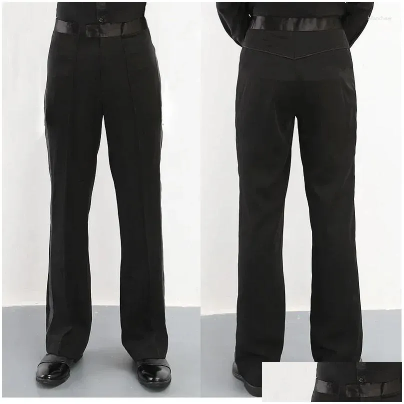 stage wear tango pants men dancewear boys shirts men`s trousers ballroom mens latin dance for costumes