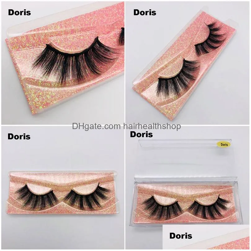 False Eyelashes 1Pair/Lot Eyelashes 3D Mink Long Lasting False Reusable Lashes Lash Extension Make Up Fake Eye Drop Delivery Health Be Dh0Ii