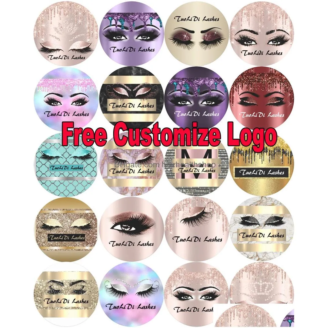 False Eyelashes 3D Mink Eyelashes Wholesale Makeup 100% Real Lashes Natural Thick False Eye Extension Beauty Drop Delivery Health Beau Dhpkt