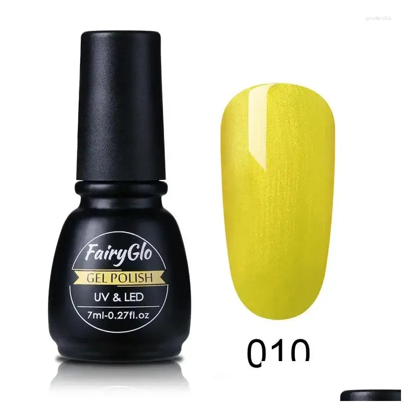 nail gel fairyglo 7ml soak off polish pure color vernis semi permanent enamel lacquer art varnish gellak