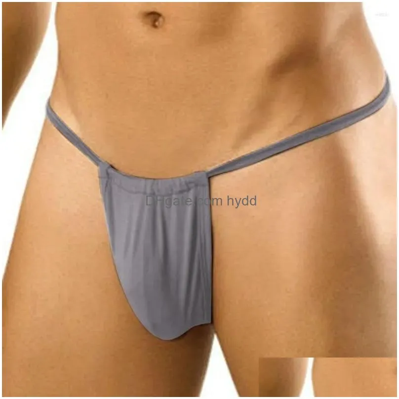 yoga outfit seamless solid thong men t-back thin low-waisted underpants sexy comfortable breathable underwear tanga hombre man