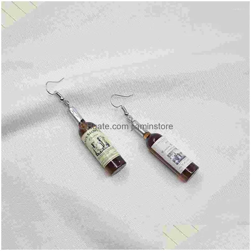 Dangle & Chandelier Dangle Earrings 1 Pair Of Bottle Shaped Ear Hooks Jewelry Water Pendant Drop For Drop Delivery Jewelry Earrings Dho1H