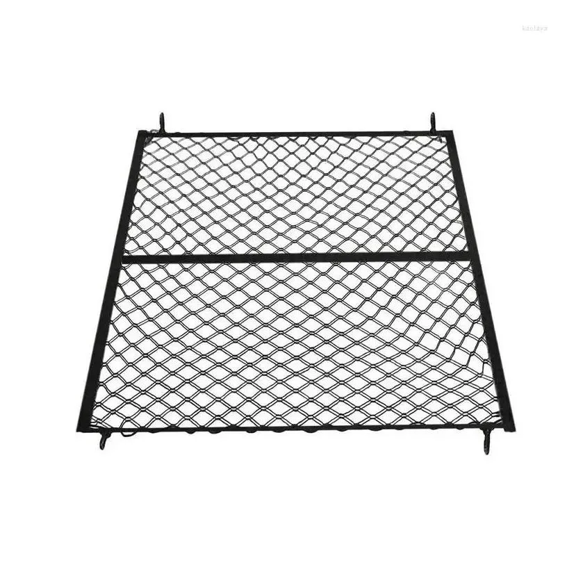 Car Organizer Truck Bed Cargo Net Upgraded 1.2 X 2M Trunk Rear Elastic Mesh Holder Fit For Suv Drop Delivery Mobiles Motorcycles I Dht2E