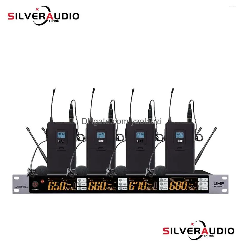 microphones gaw-br808 professional microphone with ir infrared pair frequency uhf wireless 1 to 4 for stage ktv